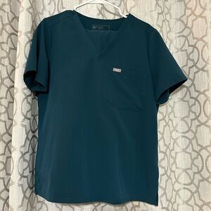 FIGS Caribbean Blue scrub set